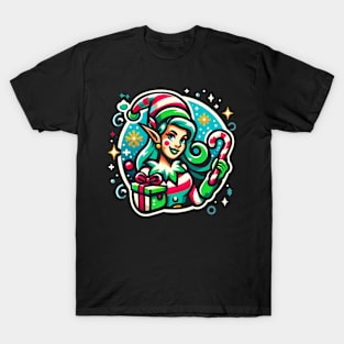 Christmas Elf - Joyful Holidays in Colors T-Shirt